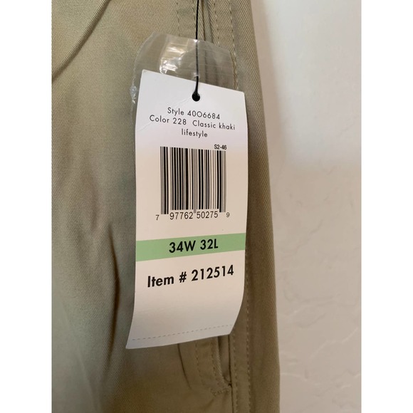NEW Calvin Klein | Classic Khaki Pant Size 34x32 - Picture 2 of 8